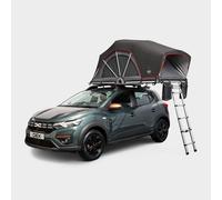 OEX Vertex Lite 130 Roof Tent, 2 Man, Grey | Integrated Foam Mattress & Foldaway Ladder, Darkened Bedroom, Panoramic Windows, High Compatibility, 6000mm HH