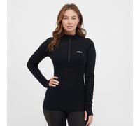 Women's Kelso Merino Long Sleeve Baselayer Top - Black, Black XL