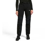 OEX Womens Strata Water Repellent Softshell Walking & Hiking Trousers with Zipped Pockets - Black - Size 20 UK