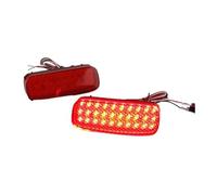 OEXRIG Car Rear Bumper Light For Fiat For Scudo 2007-up LED Rear Bumper Reflector Light 6340E6 6340E7(2pcs RED LENS)