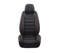 OEXRIG Car Seat Covers Universal Most Car SUV Accessories Single Set Seat Covers Front Split Bench Protector Four Season(Black Red)