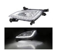 OEXRIG Front Fog Light For Hyundai For Elantra GT For I30 2012 2013 2014 2015 2016 DRL Fog Covers Car Front Bumper Fog Lamp Assembly Fog Lamp Assembly(One LH)