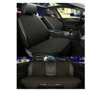 OEXRIGRU Car Interior For A1 A3 A4 A5 A6 A6L A7 A8 A8L Linen Car Seat Cover Seat Cushion Car Accessories Front Row Back Row Auto Goods Seat Cover(Black beige 5 seat)