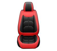 OEXRIGRU Car Interior For Focus MK2 For Edge For Explorer For Ecosport For Escape For Everest Front Row PU Leather Car Seat Cover 1 Piece(Black Red)