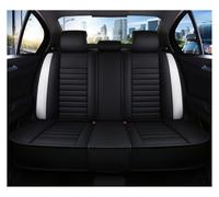 OEXRIGRU Car Interior For Hyundai For Tucson For Kona For Ioniq 5 I30 Ix35 I20 I40 Car Seat Cover Universal Black Blue Red White Leather Auto Accessories(Rear Serats-White)