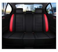 OEXRIGRU Car Interior For Hyundai For Tucson For Kona For Ioniq 5 I30 Ix35 I20 I40 Car Seat Cover Universal Black Blue Red White Leather Auto Accessories(Rear Serats-Red)