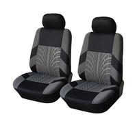 OEXRIGRU Car Seat Covers Set Customized Four Seasons Universal Polyester Full Set Car Seat Covers(SN-1701-4PCS-GY)