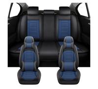 OEXRIGRU Car Seat Covers Set For BMW E60 F30 Serie 1 E87 E46 E30 For X1 F48 E84 E91 E92 For X3 E83 F25 E39 F11 F10 For X5 F15 E53 Car Seat Covers(Luxury-Blue)