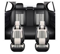 OEXRIGRU Car Seat Covers Set For Dodge For Journey For Challenger For Nitro For RAM 1500 For Caliber Car Seat Covers(Luxury-Black white)