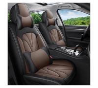 OEXRIGRU Car Seat Covers Set For Jeep For Compass For Grand For Cherokee For Commander For Wrangler JK Full Coverage Car Seat Cover(Black Coffee 5 Seat-B)