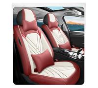 OEXRIGRU Car Seat Covers Set For Skoda For Octavia For Kodiaq For Superb For Wagon For Fabia For Rapid For Yeti For Combi For Karop Car Seat Cover(Wine Red 5 Seat-B)