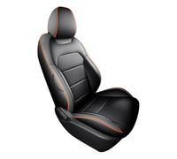 OEXRIGRU Car Seat Covers Set For Tiida For March For Leaf For Kicks For Versa For X-Trail T32 For Rouge For Qashqai J11 For Juke For Teana J32 Car Seat Covers(1PC-Orange Line)
