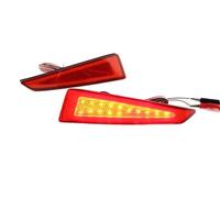 OEXRIGRU For Lexus RX350 RX450h 2016-2020 RX350L RX450hL Base 2018-2020 2Pcs 12V LED Bumper Reflector Lights LED Rear Reflector Bumper Light(2Piece Red Lens)