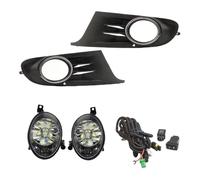OEXRIGRU Front Bumper Fog Light For VW For Golf 6 MK6 For Cabriolet Frame Halogen Driving Lamps Grill Headlight Cable Wire Kit Car Fog Lights Front Fog Lights