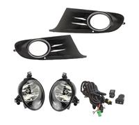 OEXRIGRU Front Bumper Fog Light For VW For Golf 6 MK6 For Cabriolet Frame Halogen Driving Lamps Grill Headlight Cable Wire Kit Car Fog Lights Front Fog Lights