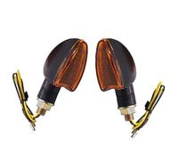 OEXRIGRU Motorbike Tail Light Universal 12V Halogen Motorcycle Turn Signal Indicator Light Front Back Flashing Blinker Flash Lamp(2 Pcs-Short)