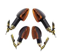 OEXRIGRU Motorbike Tail Light Universal 12V Halogen Motorcycle Turn Signal Indicator Light Front Back Flashing Blinker Flash Lamp(4pcs)