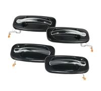OEXRIGRU Outer Door Handle for GMC for Sierra 1500 2500 3500 for Yukon XL1500 XL2500 Exterior Door Handle 4 Pieces 15745141 15745140 Car Side Door Handle