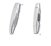 OEXRIGRU Outer Door Handle for GMC for Sierra for Yukon XL 1500 2500 2007-2013 Exterior Black Chrome Door Handle 5960521 25960526 Car Side Door Handle(Chrome Rear Side)