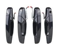 OEXRIGRU Outer Door Handle for GMC for Sierra for Yukon XL 1500 2500 2007-2013 Exterior Black Chrome Door Handle 5960521 25960526 Car Side Door Handle(1 Set Black)