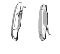OEXRIGRU Outer Door Handle for GMC for Sierra for Yukon XL 1500 2500 2007-2013 Exterior Black Chrome Door Handle 5960521 25960526 Car Side Door Handle(Chrome Front Side)