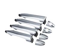OEXRIGRU Outer Door Handle for Kia for Picanto for Morning 2011-2016 LH RH Exterior Car Door Handle 4 Pieces 82651-1Y000 82661-1Y000 Car Side Door Handle(Chrome)