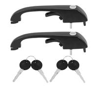 OEXRIGRU Outer Door Handle for VW T3 for Transporter for III Bus for Bully Door Handle Outer Handle with 2 Keys 251.837.205 251837205 Car Side Door Handle