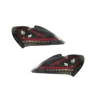 OEXRIGRU Rearlight For Hyundai For Genesis For Coupe 2009-2014 LED DRL Brake Light Flowing Water Flicker Tail Lamps Car Taillights Assembly Rear Tail Light(Red Gray)