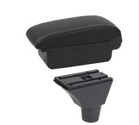 OEXRIGRU Storage Armrest Box For Fiat For Panda II 2 Center Console Storage Box USB Port Interior Dedicated Retrofit Accessories Car Arm Rest(A white NO USB)