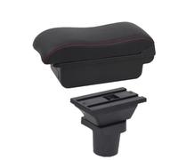 OEXRIGRU Storage Armrest Box For For Focus Mk1 Armrest Center Storage Box Interior Dedicated Retrofit Accessories Car Arm Rest(A red line NO USB)