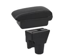 OEXRIGRU Storage Armrest Box For Kia For Picanto For 3X-Line Armrest Storage Box Interior Dedicated Retrofit Parts Accessories Car Arm Rest(A white line No USB)