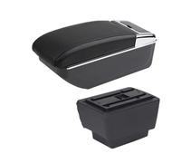 OEXRIGRU Storage Armrest Box For Skoda For Fabia 3 For III 2015 2016 2017 2018 2019 2020 2021 2022 Armrest Storage Box Retrofit Accessories Car Arm Rest(B black line NO USB)