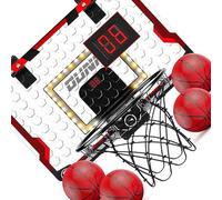 Of 1 Fun Basketball Game Set with LED Lights and Scoreboard Includes 4 Basketballs Perfect for Family Backyard Play Easy Assembly Safe for Kids Ages 3 to 12 Safe Kids