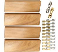 of 1 Set Brass and Stainless Steel Bracket Bolts Fasteners for Sturdy Tool Assembly and Work Slip Fasteners