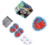 Of 1 Set Finish Evening Illuminated Sticky Sphere Game Set Includes 4 Light Paddles and 6 Globes for Outdoor Tasks Family Game