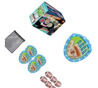Of 1 Set Finish Evening Illuminated Sticky Sphere Game Set Includes 4 Light Paddles and 6 Globes for Outdoor Tasks Family Game
