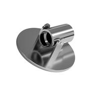 of 1 Set Whirling Lip Strong Bracket for Modifiable Shower Curtain Rod Assist with Secure Hanging in Various Measurements Kitchen Rod Bracket
