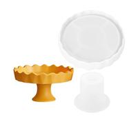 of 1 Silicone Fruit Plate Mold Designed with Fluted Edges for Elegant Presentation Safe and Sturdy Plate Mold Party Tray
