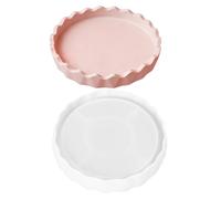 of 1 Silicone Fruit Plate Mold Designed with Fluted Edges for Elegant Presentation Safe and Sturdy Plate Mold Party Tray