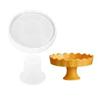 of 1 Silicone Fruit Plate Mold Designed with Fluted Edges for Elegant Presentation Safe and Sturdy Plate