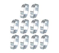 of 10 304 Steel Double Ear Pipe Clamps Clamp Upgrades for Secure & Strong Fixing Double Ear Hose Car Repair Hose