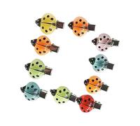 Of 10 "Avogadro'S Number" the Dark Hair Clamps Lovely Ladybeetle Plan Random 6 Color Ailerons ABS Substance for Night Incidents Random Fashion Hair Clamps Set