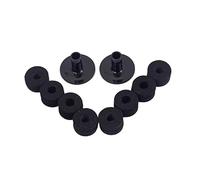 Of 10 Drum Felt Bottom Covers Replacement Set for Enhanced Vibrations Dampening and Great Stability Drum Felt Pad