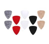 Of 10 Soft Felt Guitar Picks High Densities Felt Texture Ukulele Plectrum Suitable for Ukulele Players Present Guitar Picks