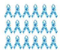 Of 100 Charity Pins Adornment Polyester Love Peaces Lapel Pins Ribbon Badges for Awareness Event Love and Peaces Symbols