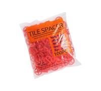 of 100 Circular PP Tiles Spacers in Multiple Sizes 1.0mm 2 3 for Accurate Installation on Various Surfaces Round Spacers