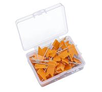 Of 100 Multicolor Flag Styles Map Pins Thumbtacks Push Set in Storage Box for Organizing Files and Projects Multicolor Marking