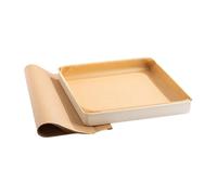 of 100 Untreated Parchment Paper Sheets 34x34cm for Baking Nonstick High Temperature Resistant for Half Sheet Pans Baking Paper