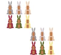 of 12 Easter Themed Money Pouches Assorted Color Soft Materials Gifts Holders for Rabbits Lover Event Easter Rabbits Money Holders
