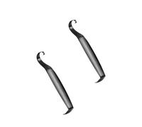 of 2 6Inch Long Pottery Trimming Tool with Curled Ensuring Smooth Finishing and Accurate Detail Work for Beginners Experts Sculpting